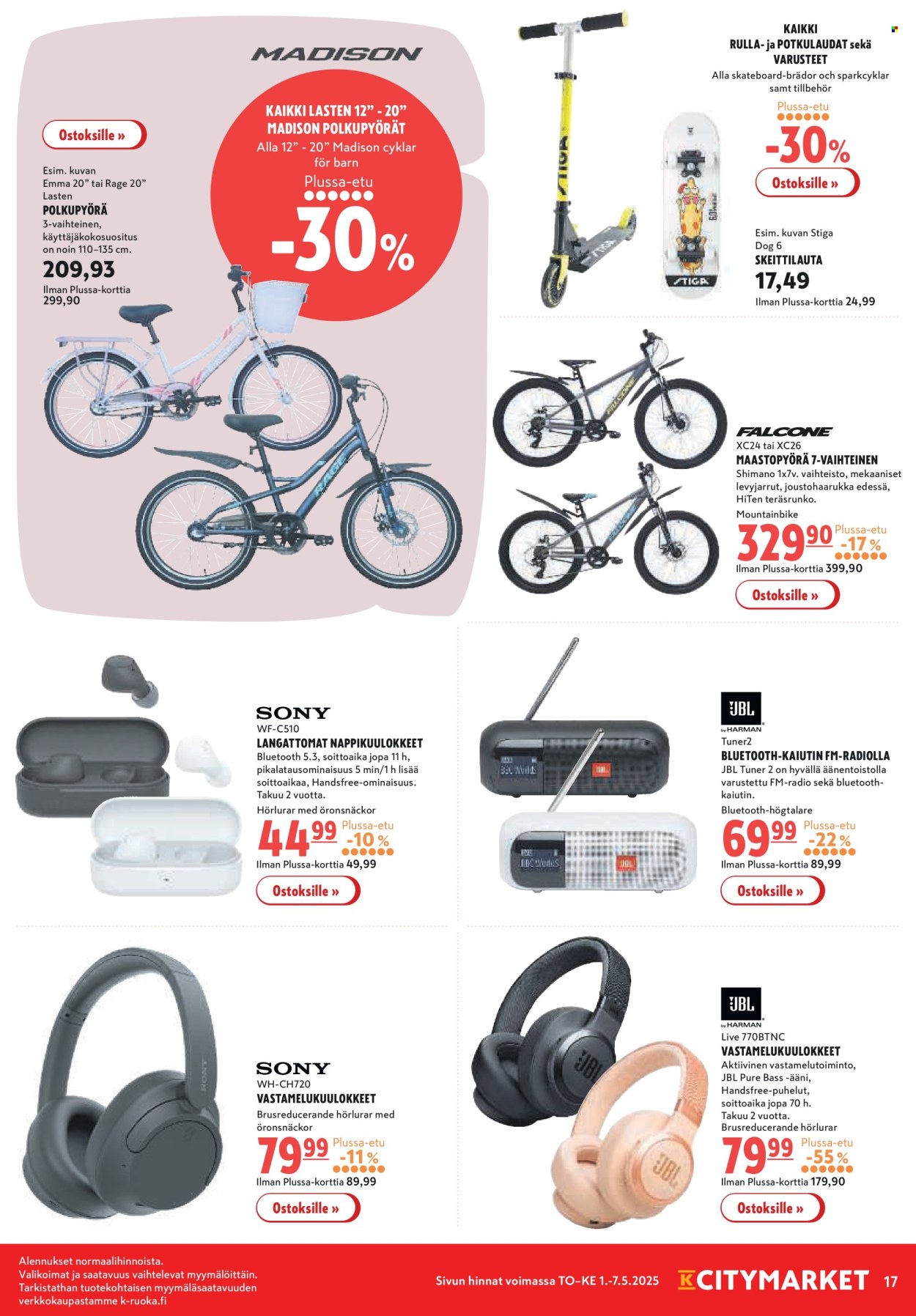 K-citymarket tarjoukset - 01.05.2025 - 07.05.2025. Sivu 1