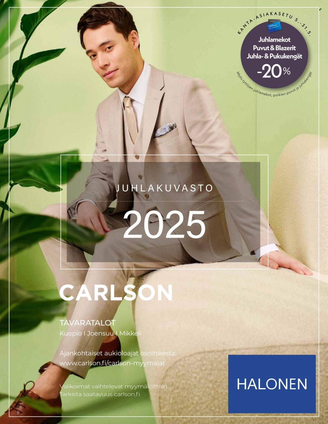 Carlson tarjoukset - 05.05.2025 - 31.05.2025. Sivu 1