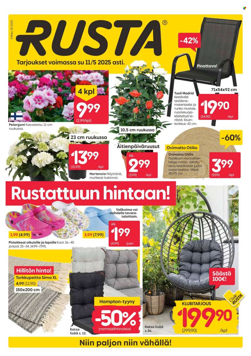 Rusta tarjoukset  - 05.05.2025 - 11.05.2025.