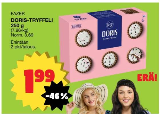 FAZER DORIS-TRYFFELI 250 g