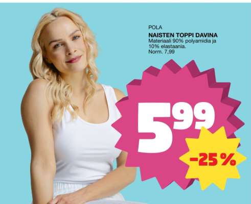 NAISTEN TOPPI DAVINA
