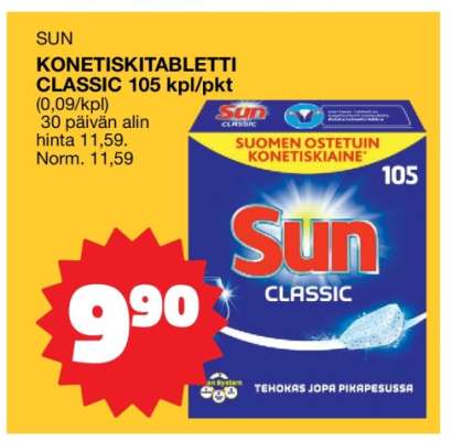 Sun Konetiskitabletti Classic