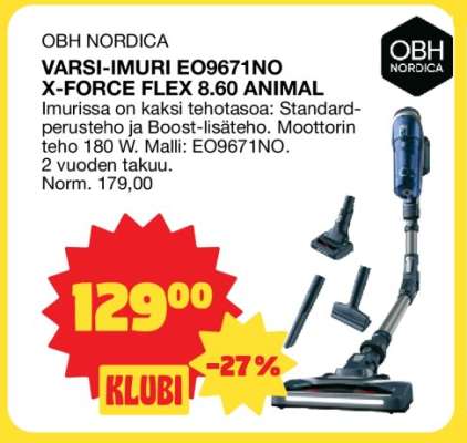 OBH NORDICA VARSI-IMURI EO9671NO X-FORCE FLEX 8.60 ANIMAL