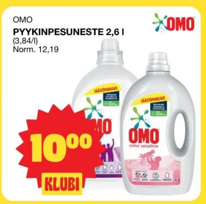 OMO Pyykinpesuneste 2,6 l