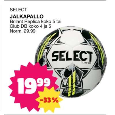 SELECT JALKAPALLO