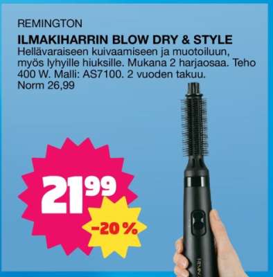 REMINGTON ILMAKIHARRIN BLOW DRY & STYLE