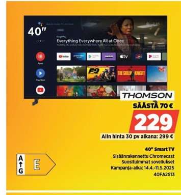 40" Smart TV