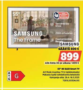 Samsung The Frame 55" 4K QLED Smart TV