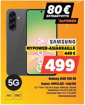 Samsung Galaxy A56 128 Gt