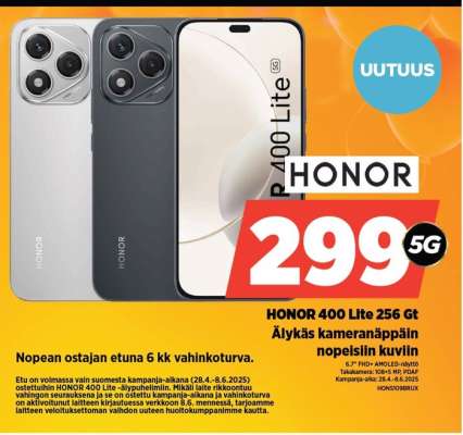 Honor 400 Lite 256 Gt