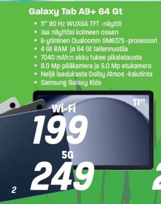 Galaxy Tab A9+ 64 Gt