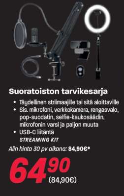 Suoratoiston tarvikesarja