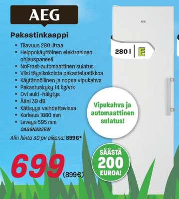 AEG Pakastinkaappi