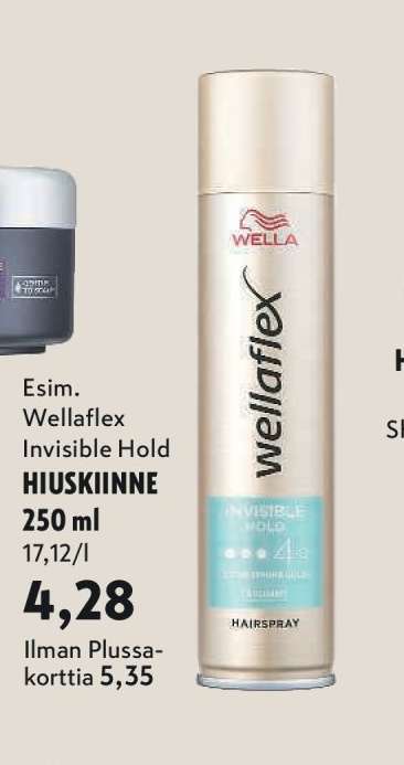 Esim. Wellaflex Invisible Hold HIUSKIINNE 250 ml