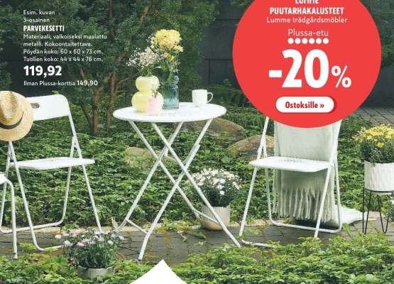 3-osainen PARVEKESETTI