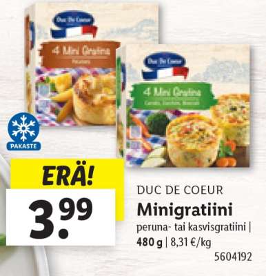 DUC DE COEUR Minigratiini