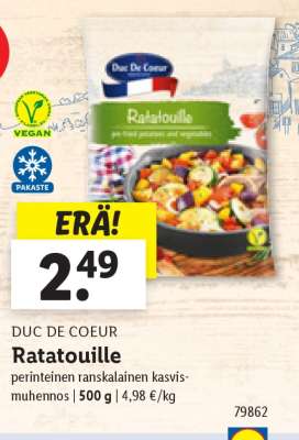 DUC DE COEUR Ratatouille