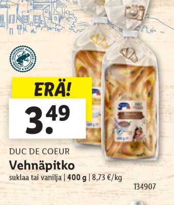 DUC DE COEUR Vehnäpitko