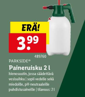 PARKSIDE® Paineruisku 2 l