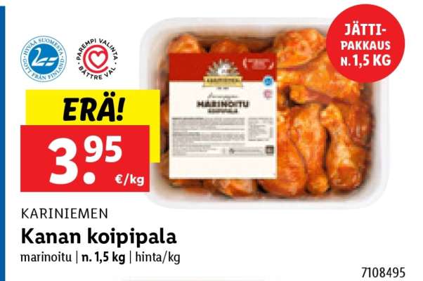 KARINIEMEN Kanan koipipala