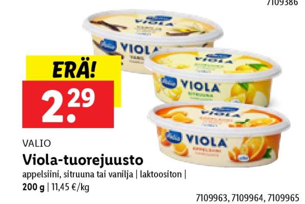 VALIO VIOLA TUOREJUUSTO