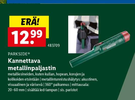 PARKSIDE® Kannettava metallinpaljastin