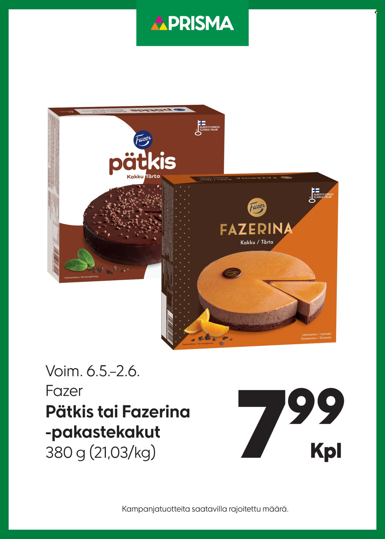 Prisma tarjoukset - 06.05.2025 - 02.06.2025. Sivu 1