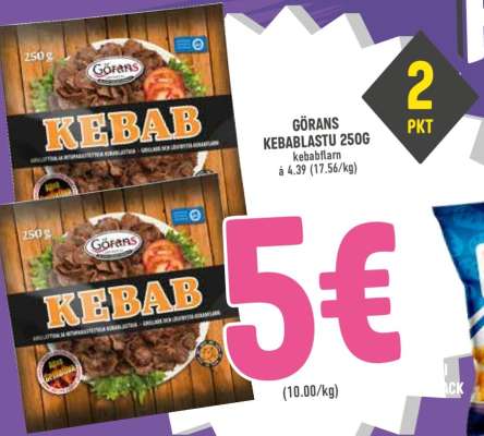 Görans Kebablastu 250g