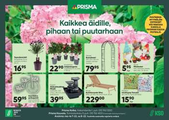 Prisma tarjoukset  - 07.05.2025 - 11.05.2025.