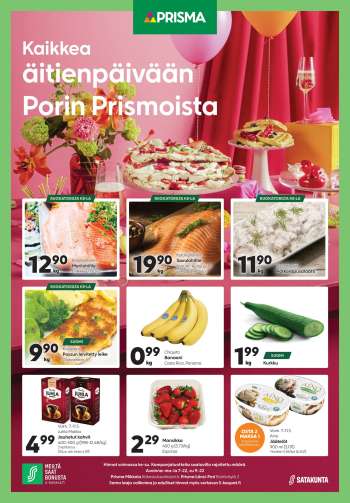 Prisma tarjoukset  - 07.05.2025 - 11.05.2025.