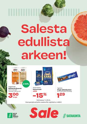 Sale tarjoukset  - 07.05.2025 - 20.05.2025.