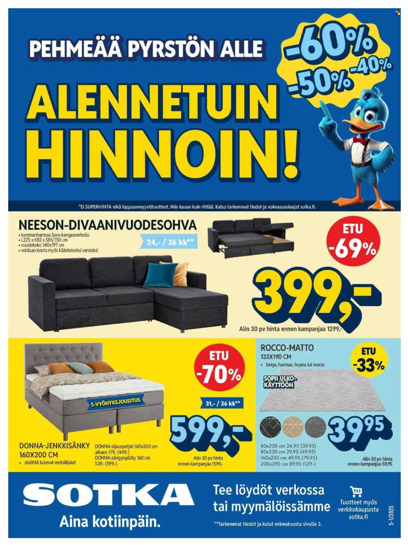 Sotka tarjoukset .