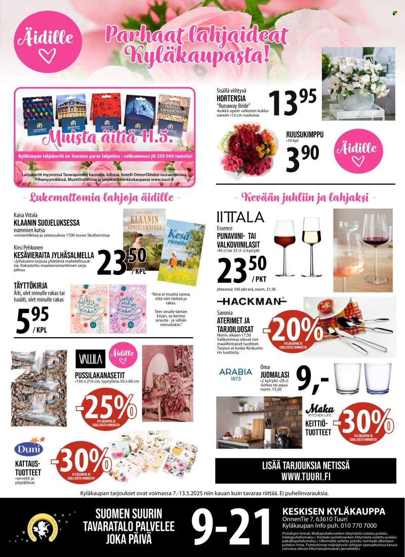 Tuuri tarjoukset  - 07.05.2025 - 13.05.2025.
