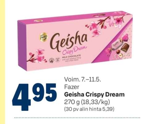 Fazer Geisha Crispy Dream