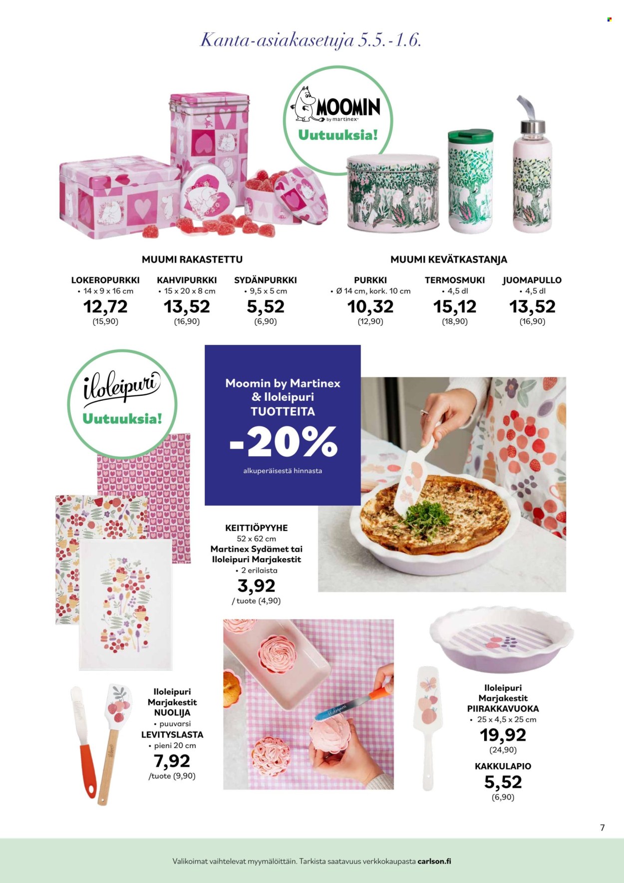 Carlson tarjoukset - 05.05.2025 - 01.06.2025. Sivu 1