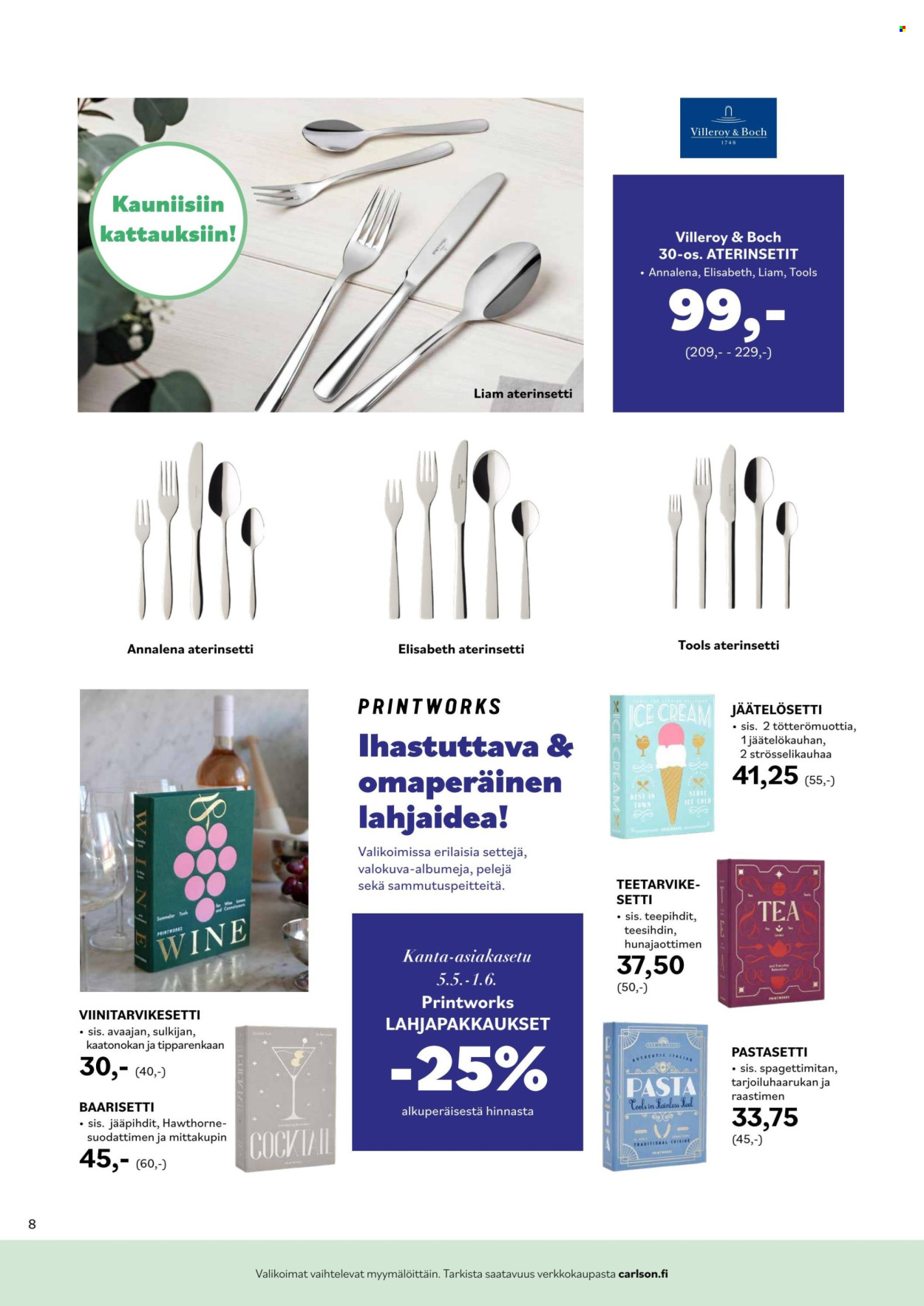 Carlson tarjoukset - 05.05.2025 - 01.06.2025. Sivu 1