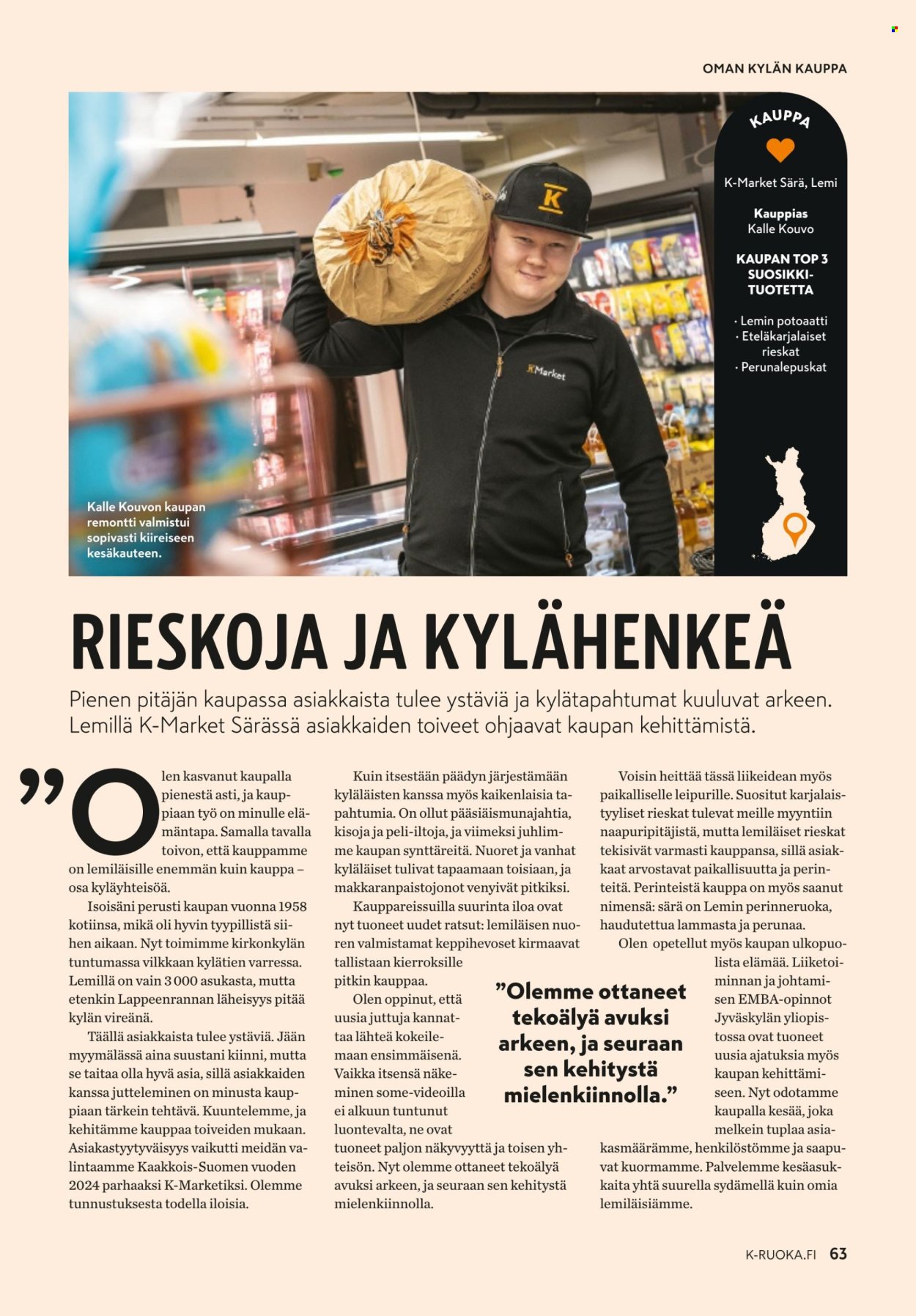 K-market tarjoukset - 07.05.2025 - 10.06.2025. Sivu 1