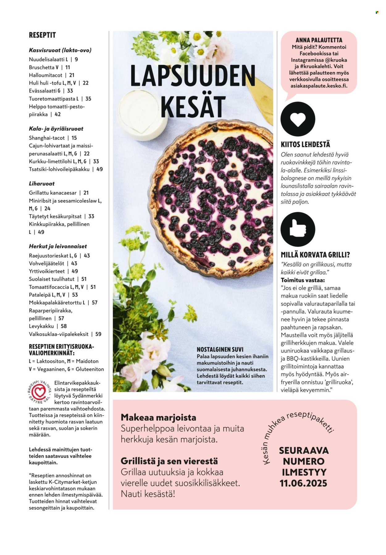 K-market tarjoukset - 07.05.2025 - 10.06.2025. Sivu 1