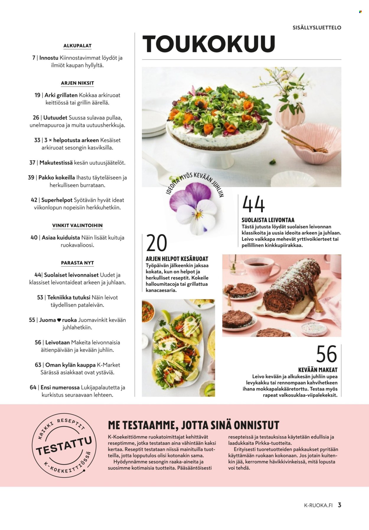 K-Supermarket tarjoukset - 07.05.2025 - 10.06.2025. Sivu 1