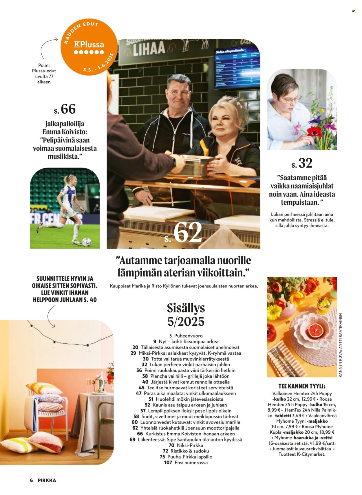 K-Supermarket tarjoukset - 07.05.2025 - 10.06.2025. Sivu 1