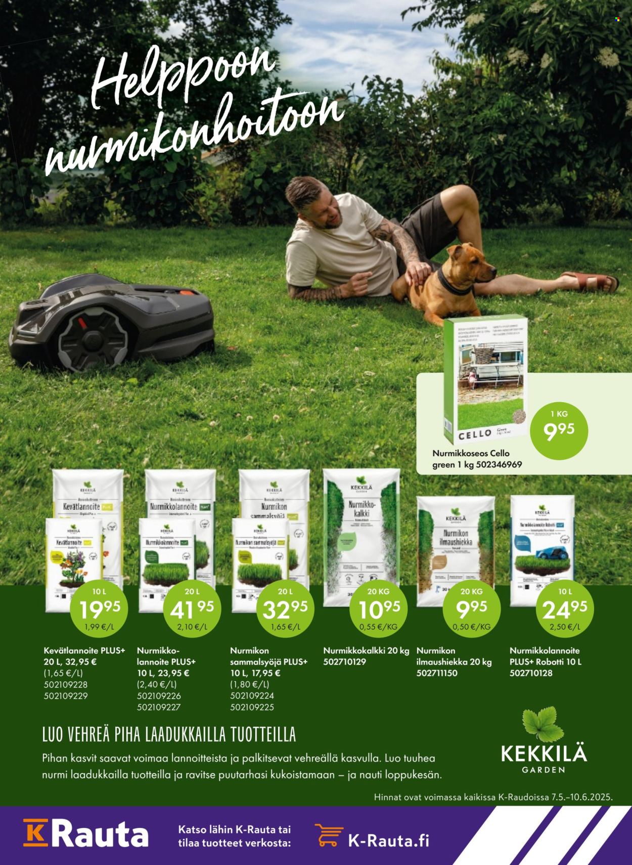 K-Supermarket tarjoukset - 07.05.2025 - 10.06.2025. Sivu 1