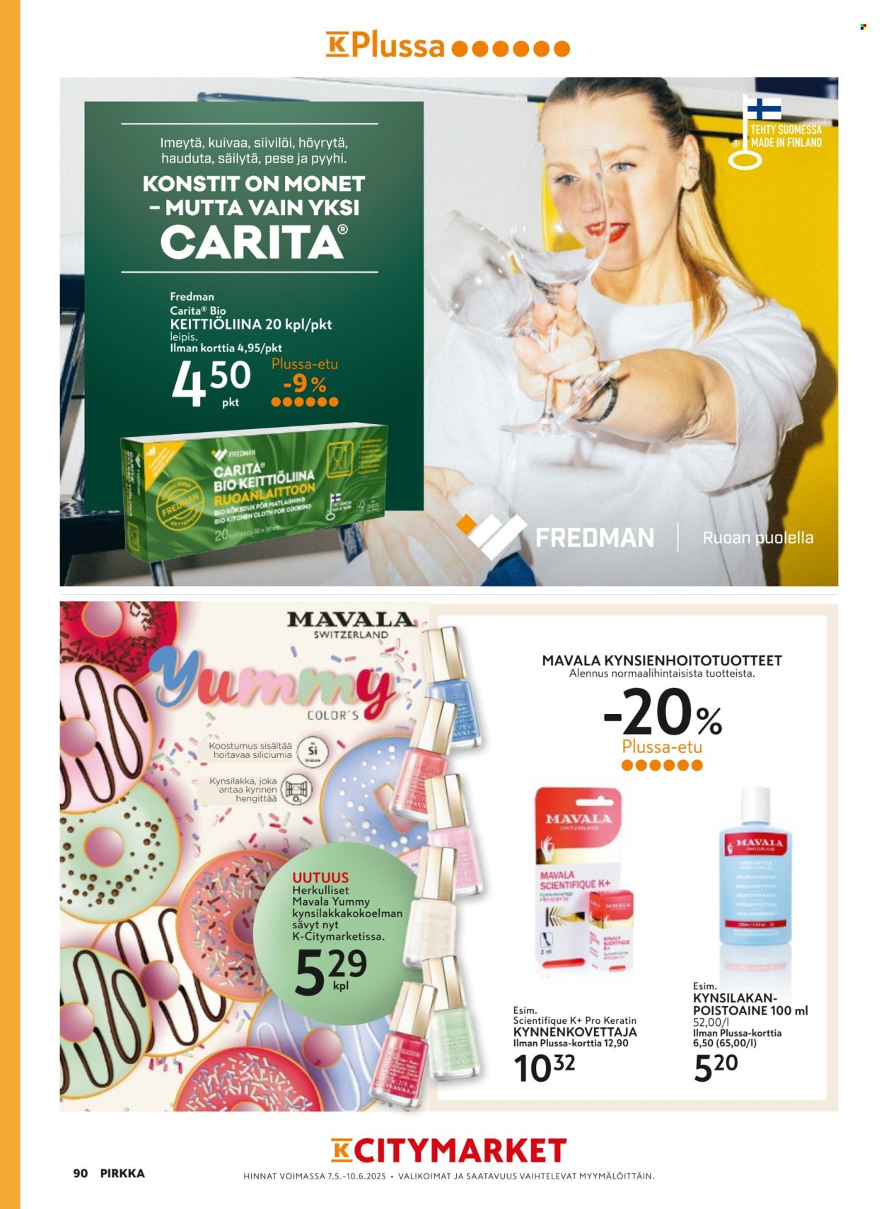 K-Supermarket tarjoukset - 07.05.2025 - 10.06.2025. Sivu 1