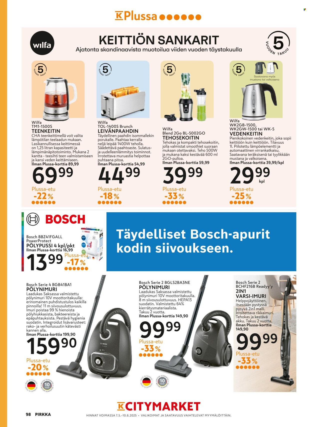 K-Supermarket tarjoukset - 07.05.2025 - 10.06.2025. Sivu 1
