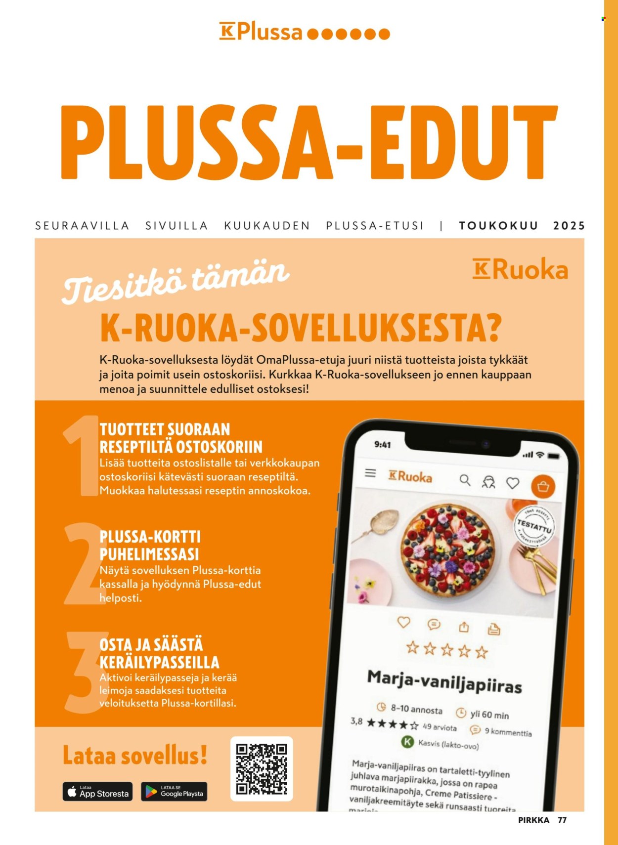 K-market tarjoukset - 07.05.2025 - 10.06.2025. Sivu 1