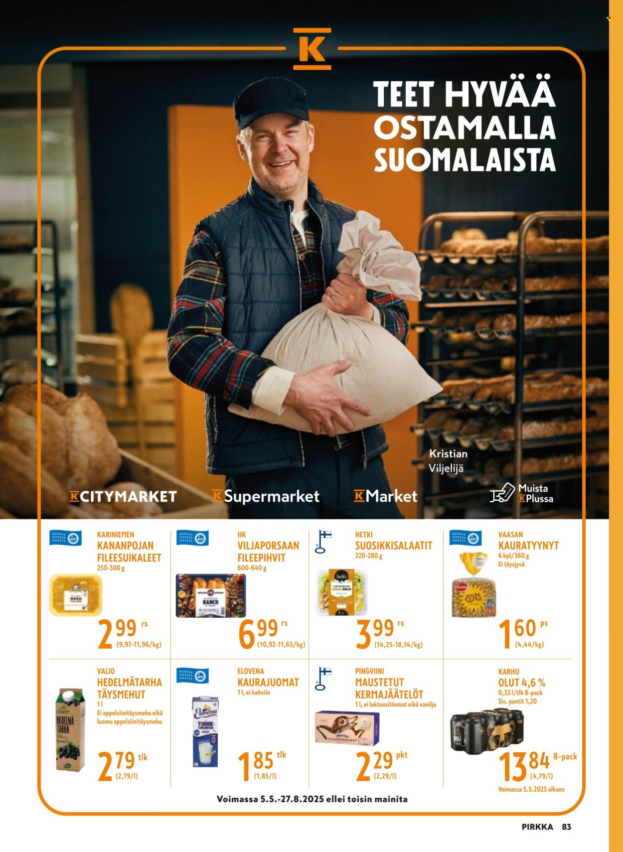 K-market tarjoukset - 07.05.2025 - 10.06.2025. Sivu 1