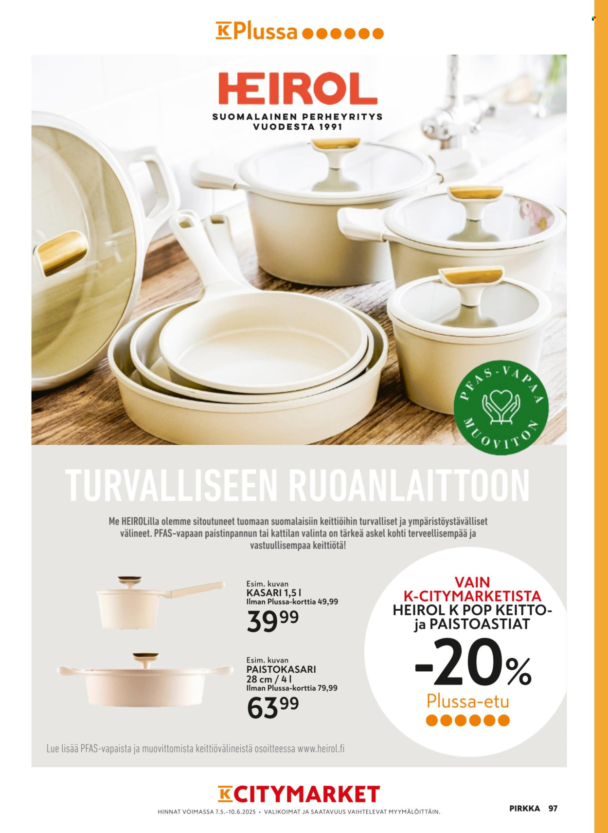 K-market tarjoukset - 07.05.2025 - 10.06.2025. Sivu 1