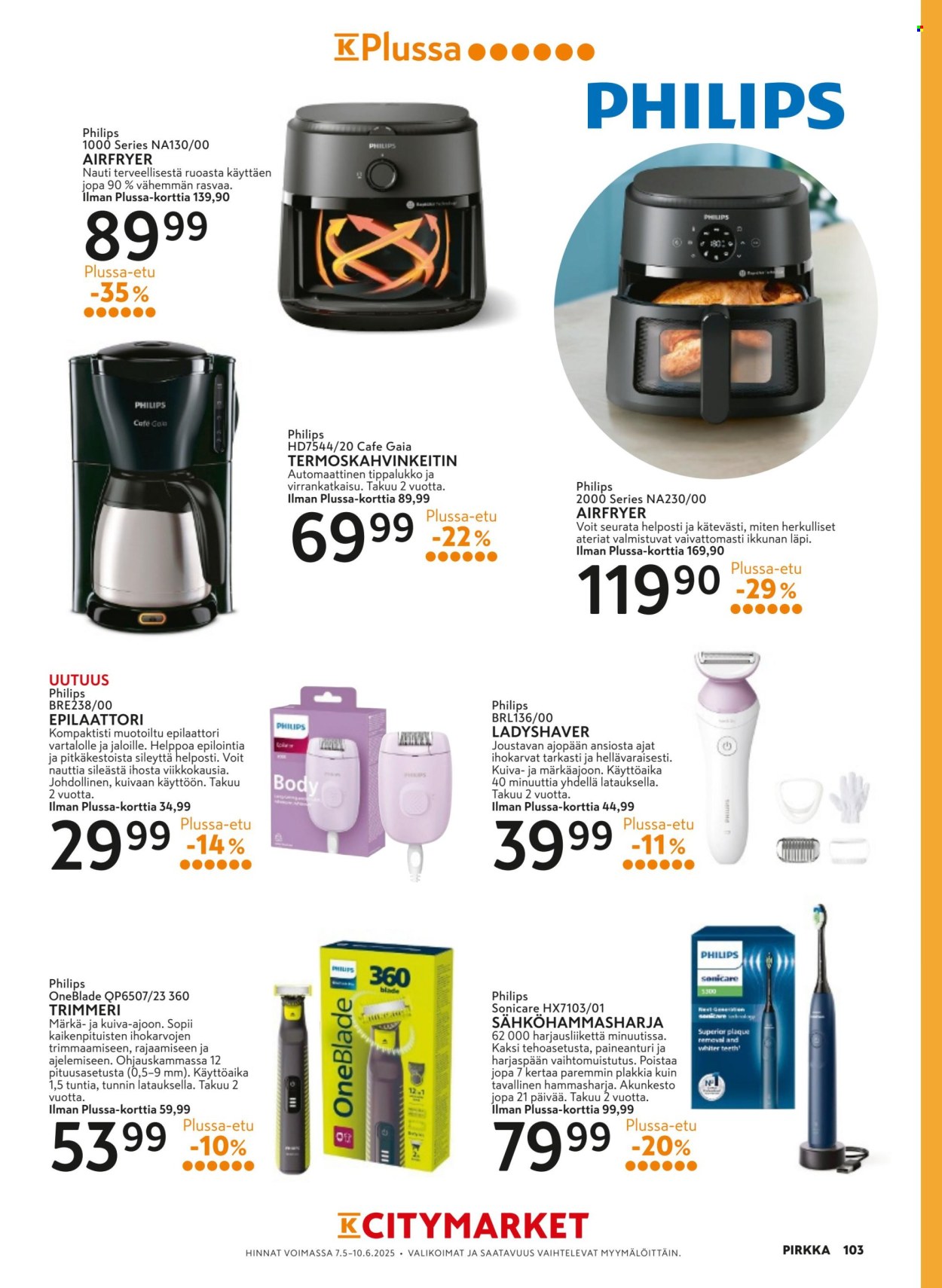 K-citymarket tarjoukset - 07.05.2025 - 10.06.2025. Sivu 1