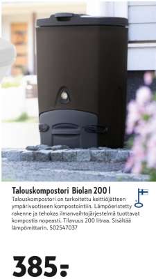 Talouskompostori Biolan 200 l