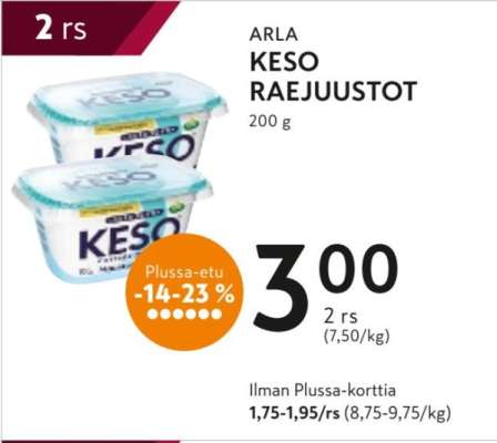 ARLA KESO RAEJUUSTOT