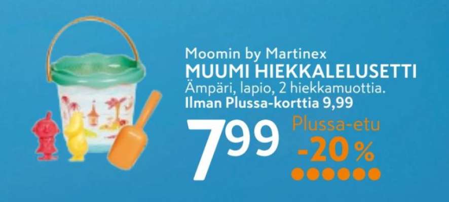 MUUMI HIEKKALELUSETTI